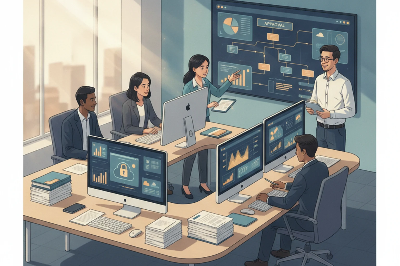 Research Brief: QuickBooks Operations Exception Aging Patterns editorial illustration