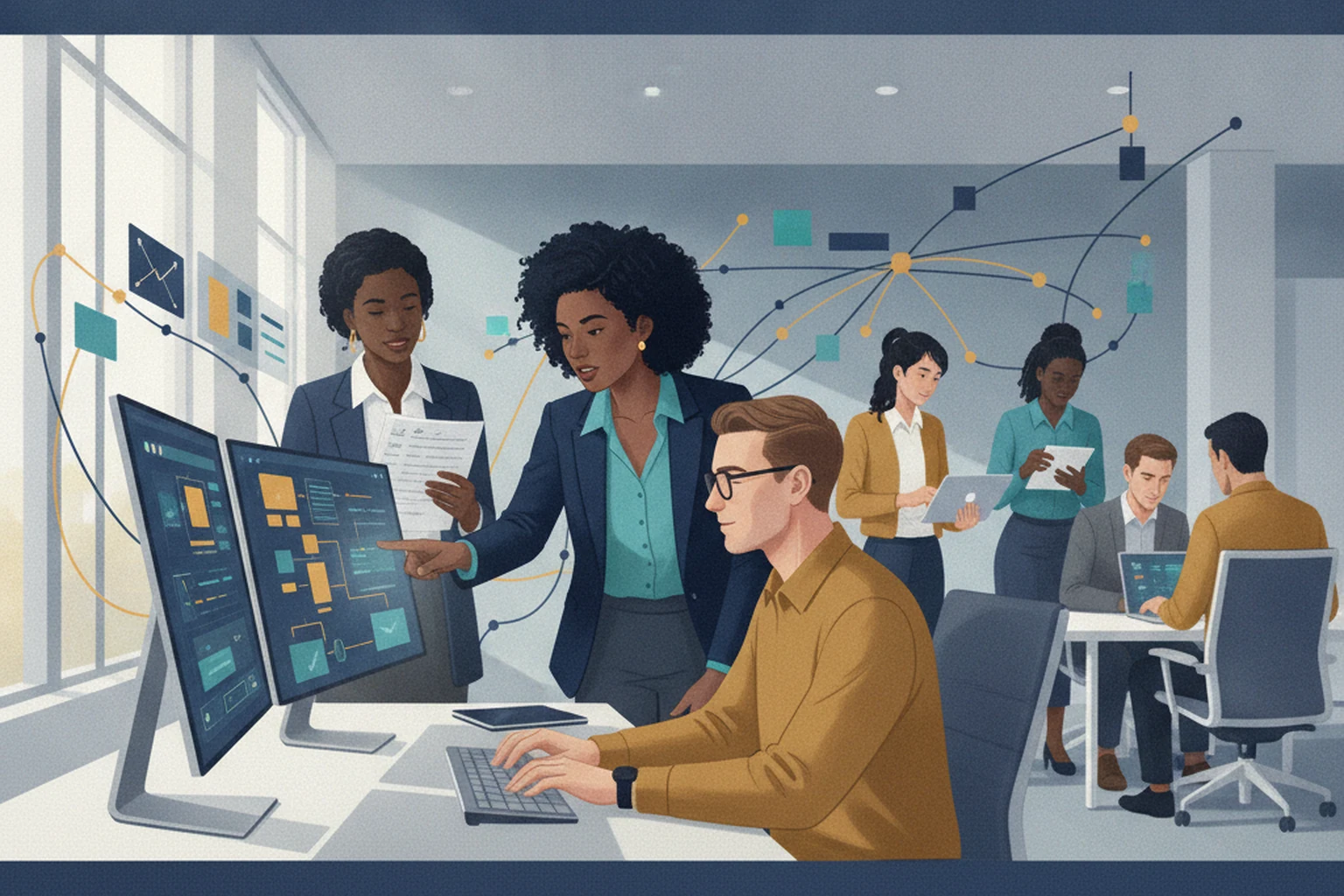 QuickBooks Operations: Exception Queue Triage editorial illustration