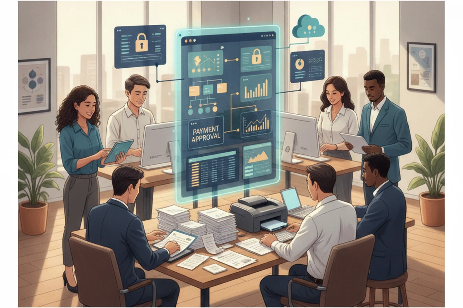 QuickBooks Operations: Weekly Decision Brief editorial illustration
