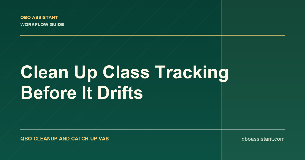 Clean Up Class Tracking Before It Drifts thumbnail
