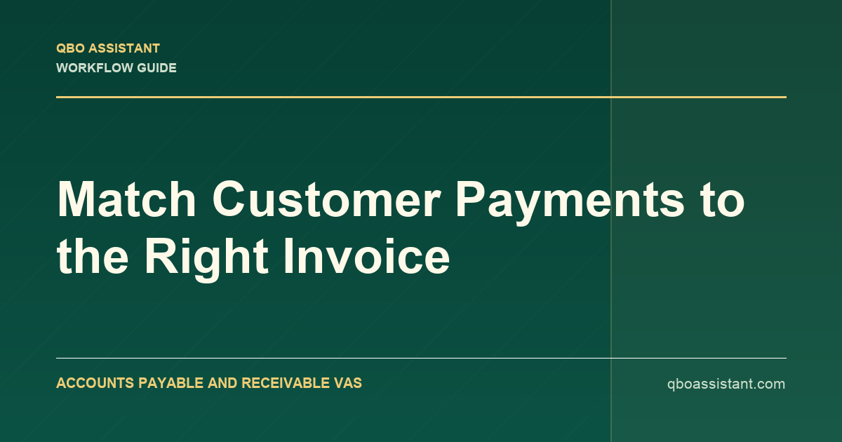 Match Customer Payments to the Right Invoice thumbnail