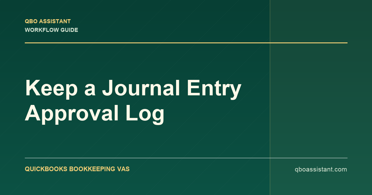 Keep a Journal Entry Approval Log blog thumbnail