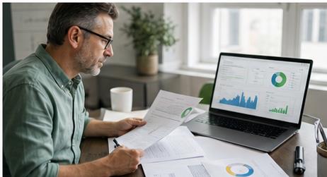 QuickBooks virtual assistant blog planning desk