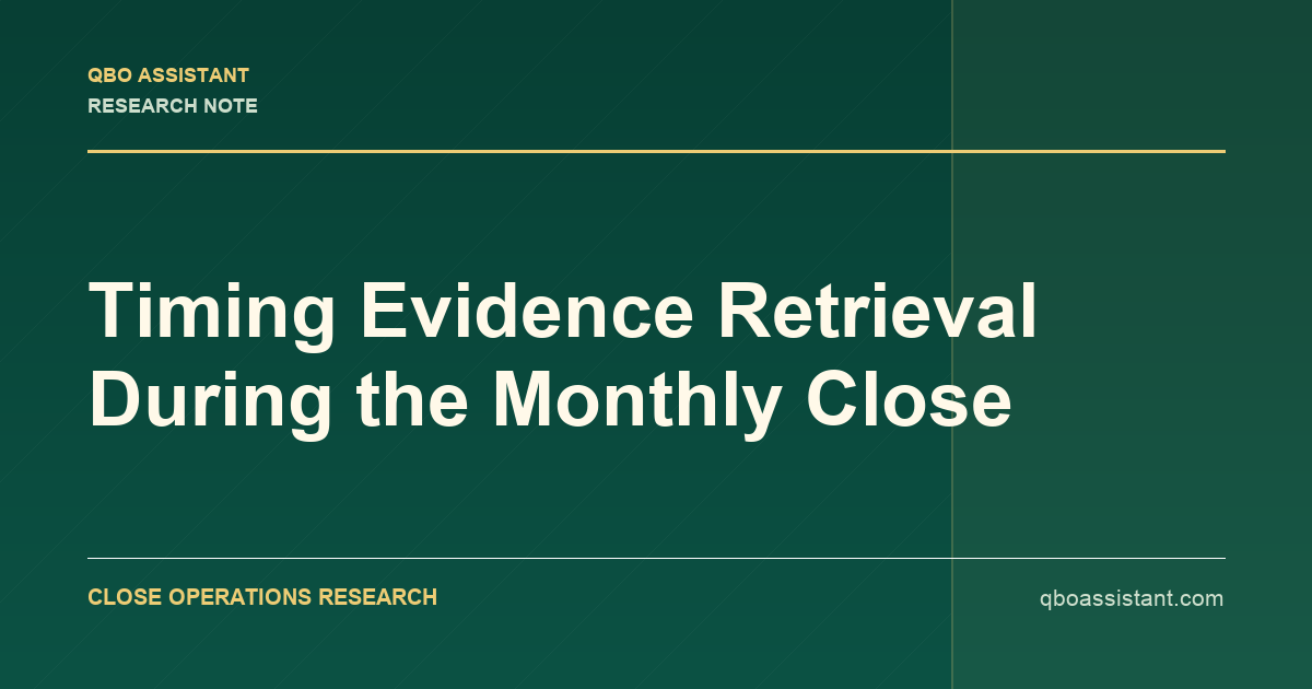 Timing Evidence Retrieval During the Monthly Close research thumbnail